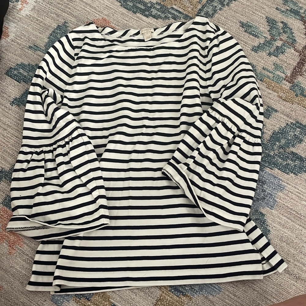 Bell sleeve Jcrew shirt